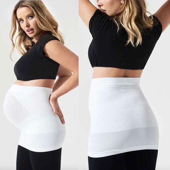 BLANQI Maternity Built In Support BellyBand In Winter White Size L/XL - Picture 2 of 9